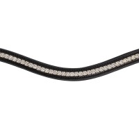 Browband Paris black/silver COB