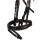 Bridle Wiesbaden black/silver Kristalle black padding Shetty