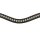 Browband Las Vegas black with big white stones